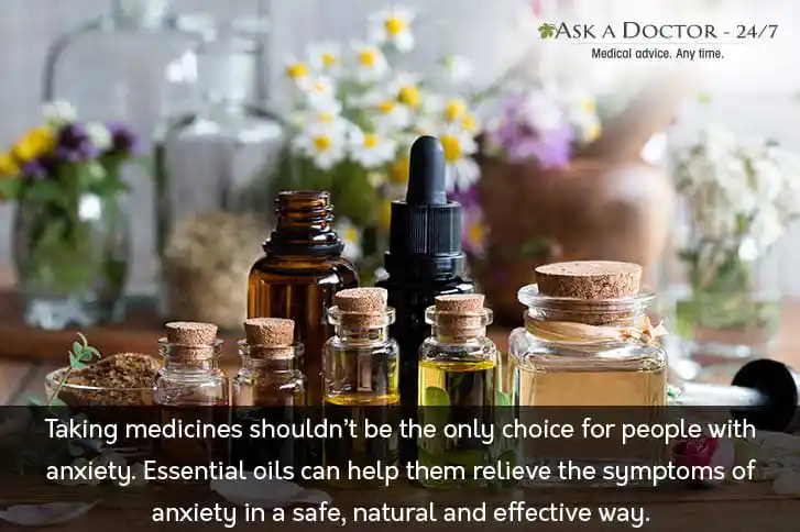 different types of essential oil placed together=